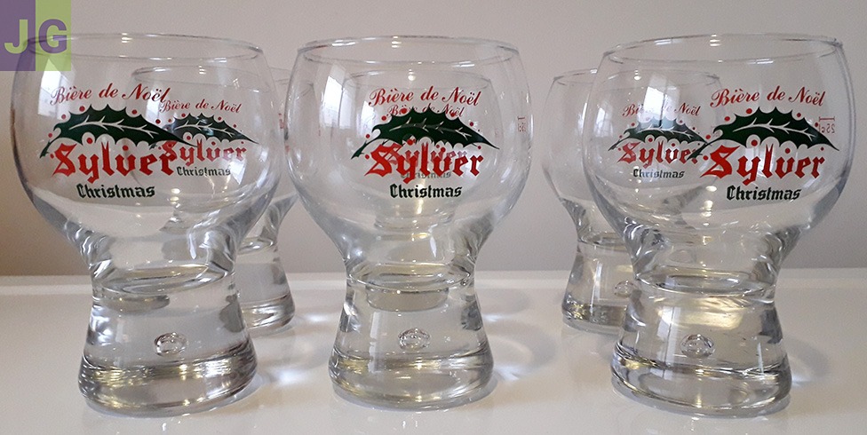 6 Verres Publicitaires * Sylver Christmas * 25 cl.