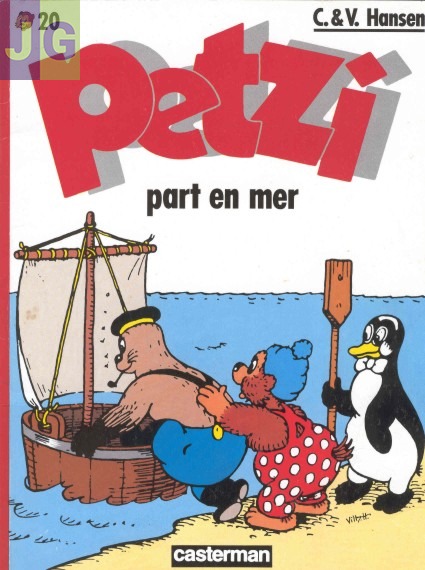 PETZI part en mer N°20 - C.&V. Hansen-Casterman.