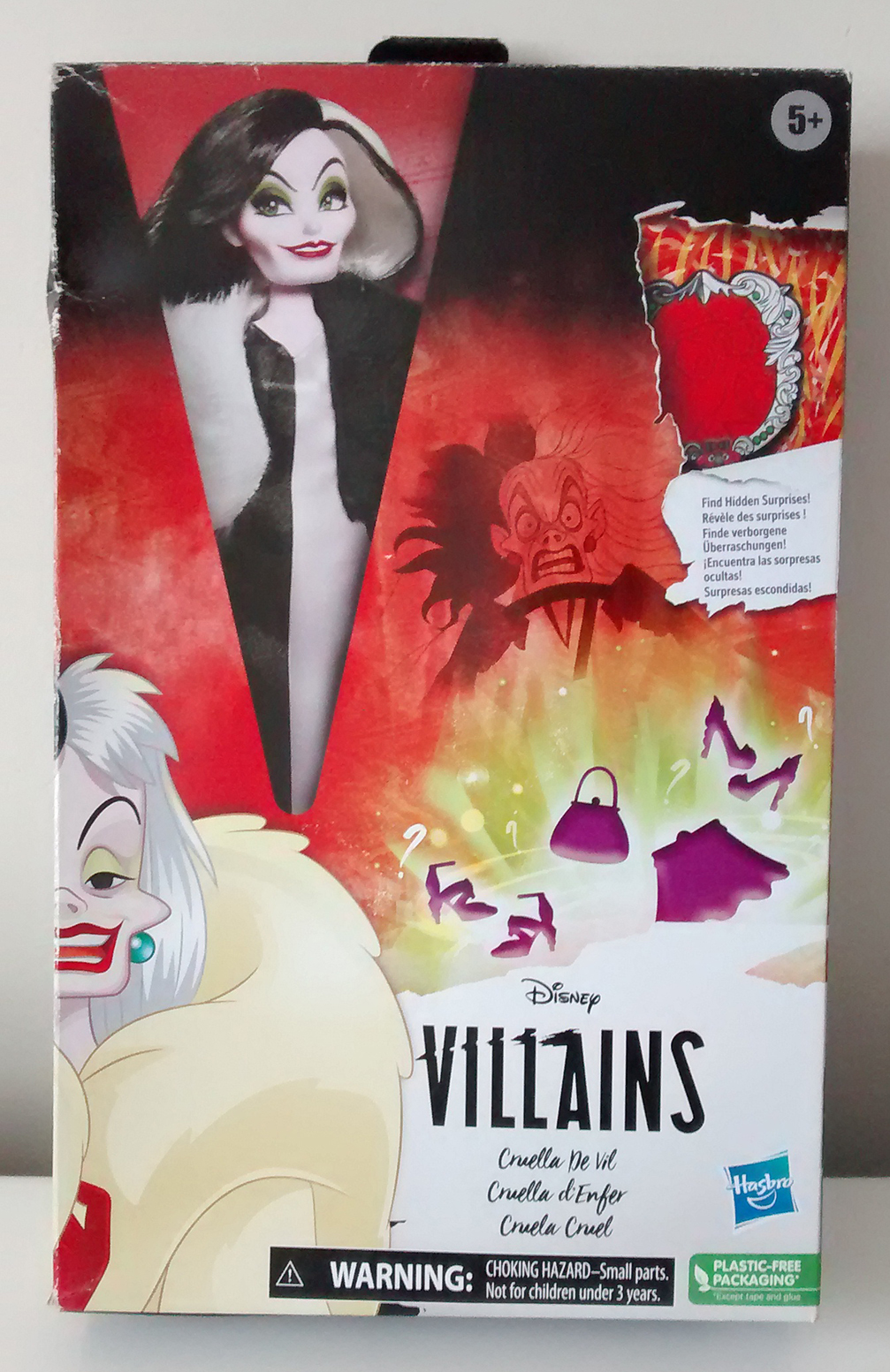 Poupée Mannequin Cruella d'Enfer. Enfant 5 ans et +