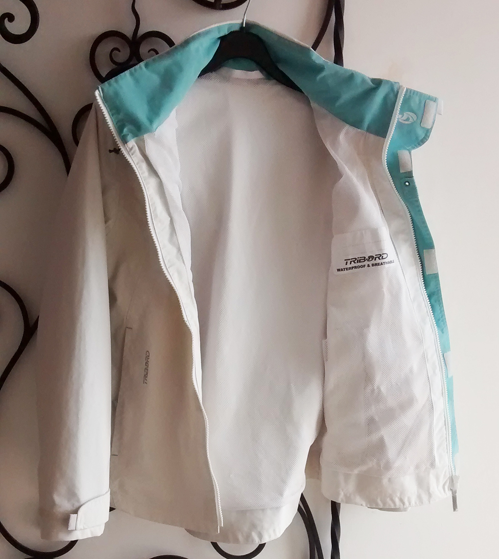 Veste coupe-vent à capuche Originale Tribord. T.40.