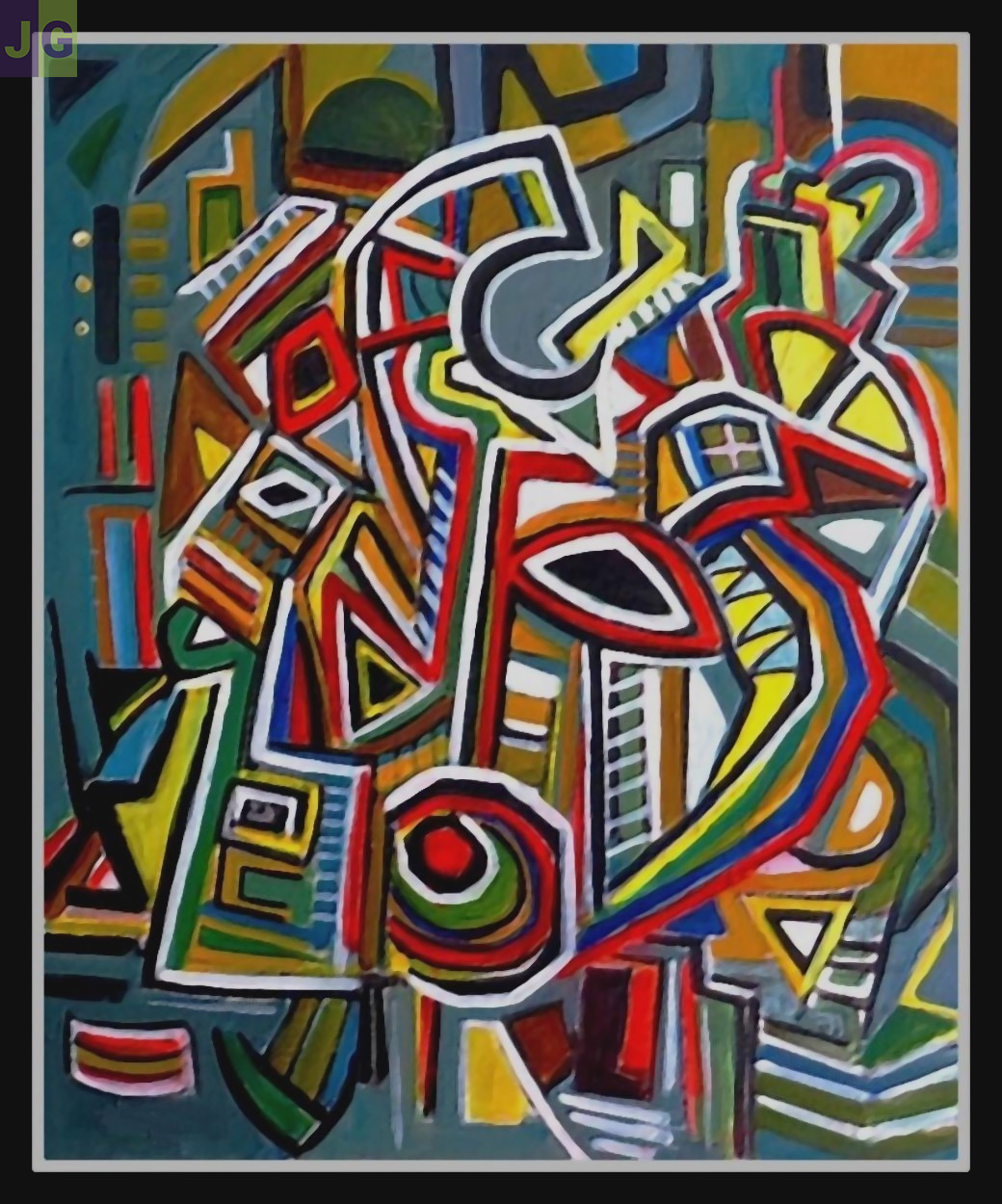 SKENGIE  TABLEAU ABSTRAIT