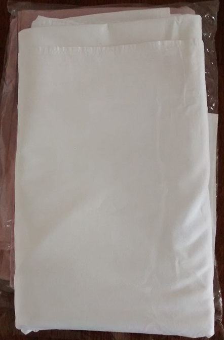 Drap blanc 170X260 cm. 100 % coton