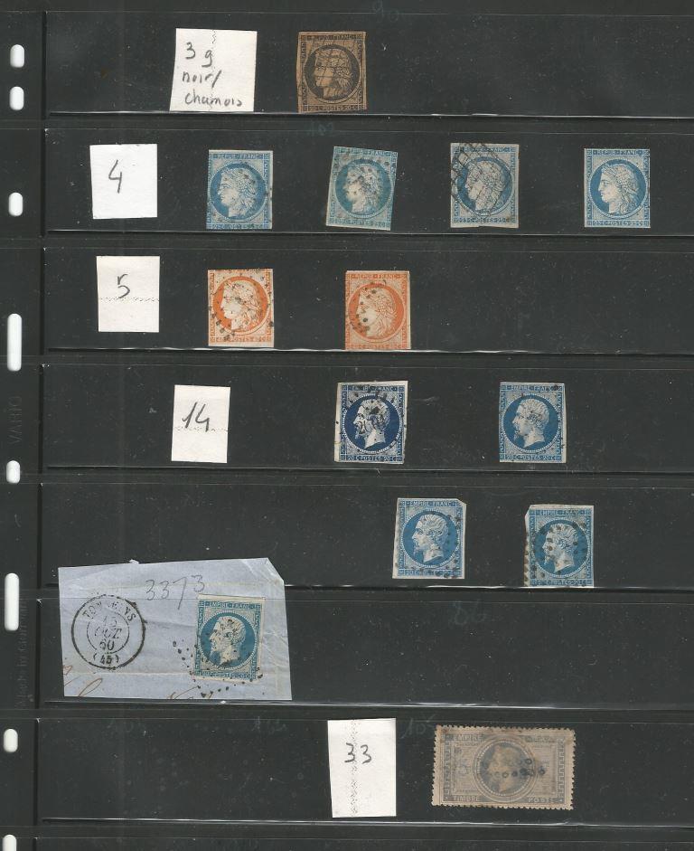 timbres france  classiques   sur 3 pages