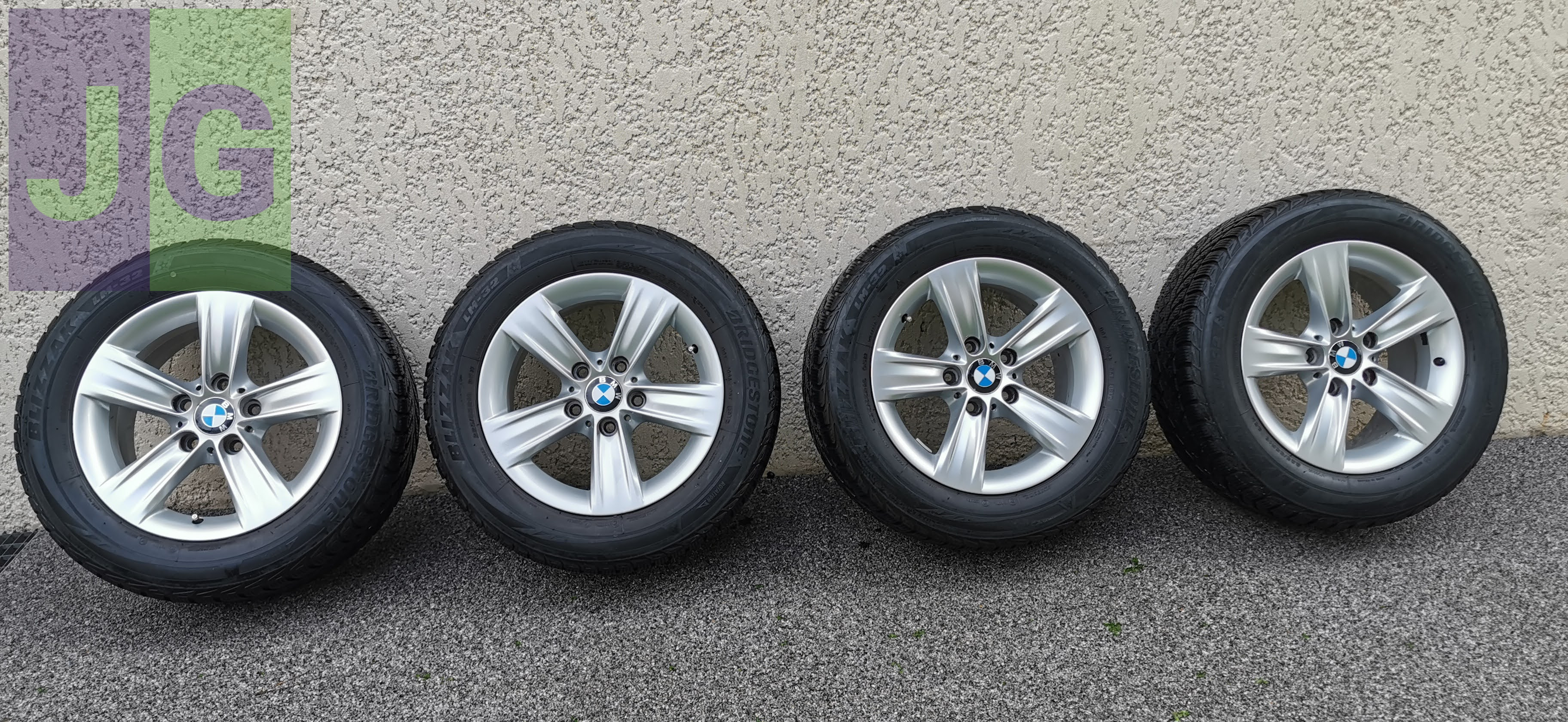 Jantes bmw avec pneus hiver